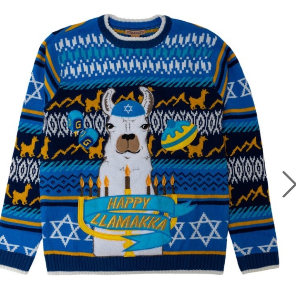 NWT HAPPY LLAMAKAH SWEATER